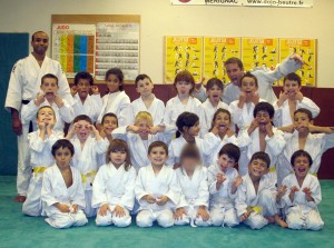 Judo grimace groupe enfant 1
